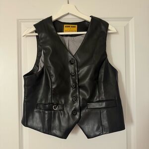 Faux leather vest from WILDFANG